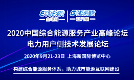2020中国综合能源服务产业高峰论坛 电力用户侧技术发展论坛
